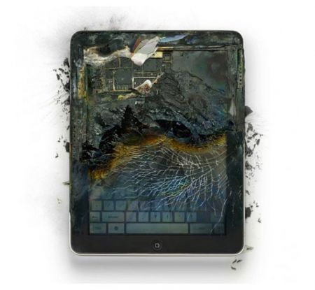 Destroyed Apple Products (Photos)